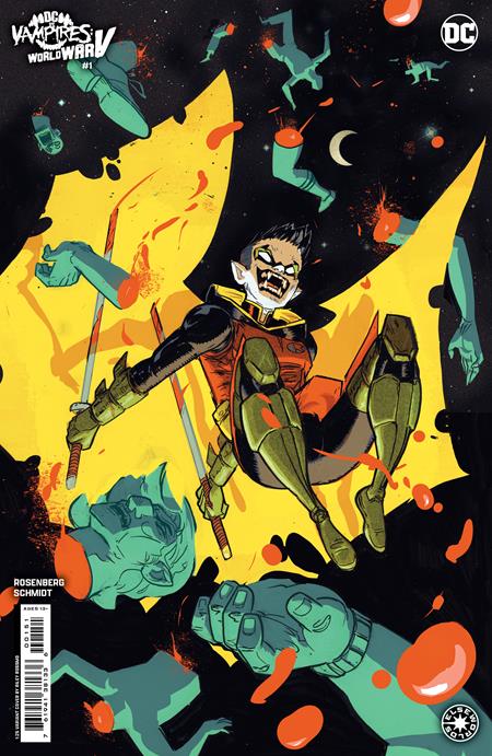 DC VS VAMPIRES WORLD WAR V #1 (OF 6) CVR E INC 1:25 RILEY ROSSMO CARD STOCK VAR