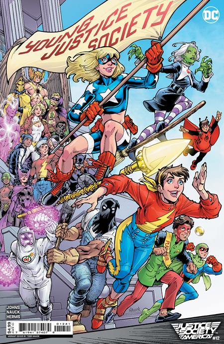 JUSTICE SOCIETY OF AMERICA #12 (OF 12) CVR C MARCO SANTUCCI CARD STOCK VAR