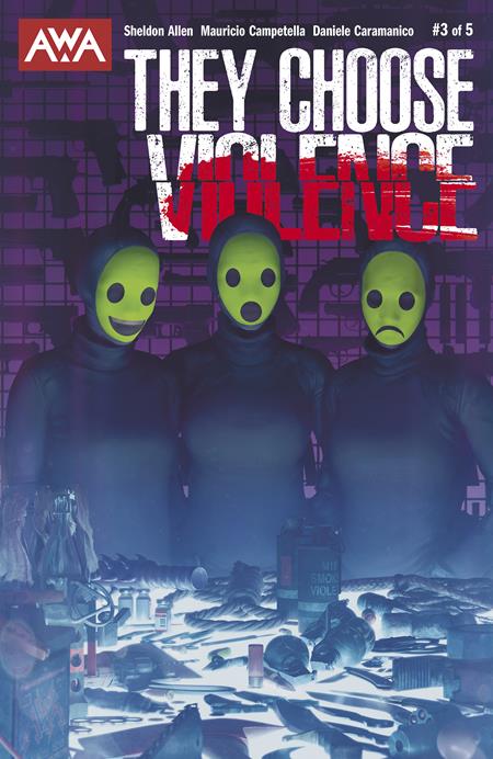 THEY CHOOSE VIOLENCE #3 (OF 5) CVR A RAHZZAH (MR)