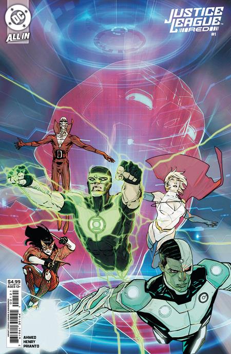 Weekly Pull list - JUSTICE LEAGUE RED #1 (OF 6) CVR B CARMINE DI GIANDOMENICO CARD STOCK VAR