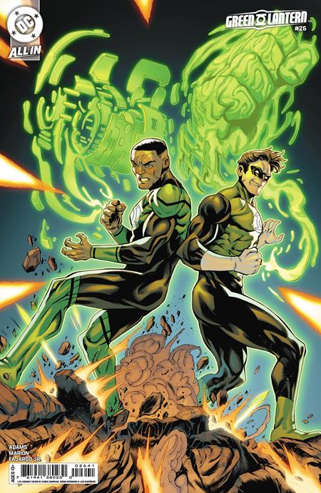 GREEN LANTERN #26 CVR E INC 1:25 CHRIS CAMPANA & NORM RAPMUND CARD STOCK VAR (STARBREAKER SUPREMACY)