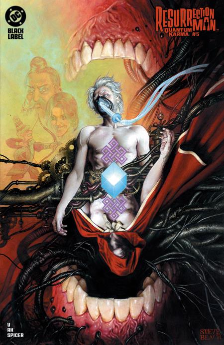 RESURRECTION MAN QUANTUM KARMA #5 (OF 6) CVR B STEVE BEACH CARD STOCK VAR (MR)