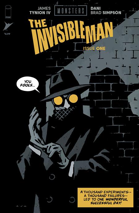UNIVERSAL MONSTERS THE INVISIBLE MAN #1 (OF 4) CVR C INC 1:10 DAVID AJA PULP VAR