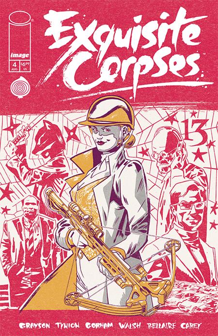 Weekly Pull list - EXQUISITE CORPSES #4 CVR C MICHAEL WALSH POLYBAGGED & PLAYING CARD VAR (MR)