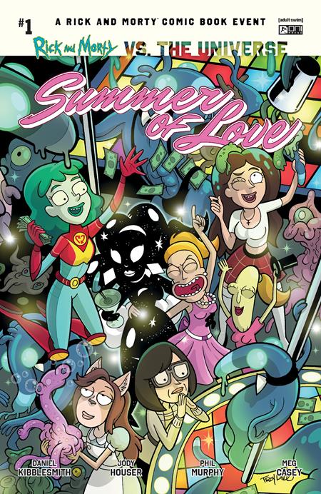 RICK AND MORTY VS THE UNIVERSE SUMMER OF LOVE #1 (ONE SHOT) CVR E INC 1:50 TROY LITTLE PRIME VAR