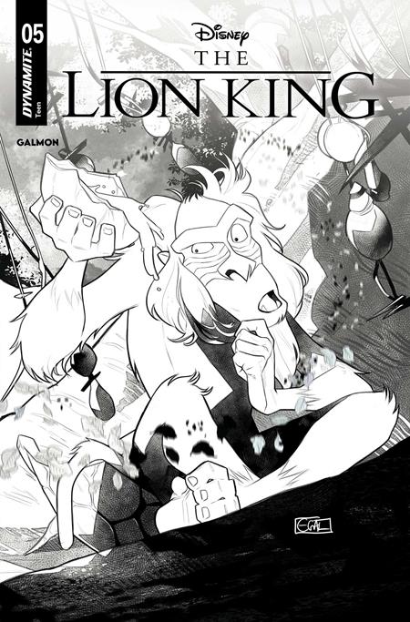 Weekly Pull list - LION KING #5 CVR I EDWIN GALMON LINE ART VAR