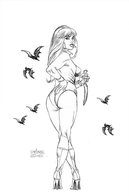 Weekly Pull list - VAMPIRELLA (2026) #4 CVR O INC 1:10 JOSEPH MICHAEL LINSNER LINE ART VIRGIN VAR