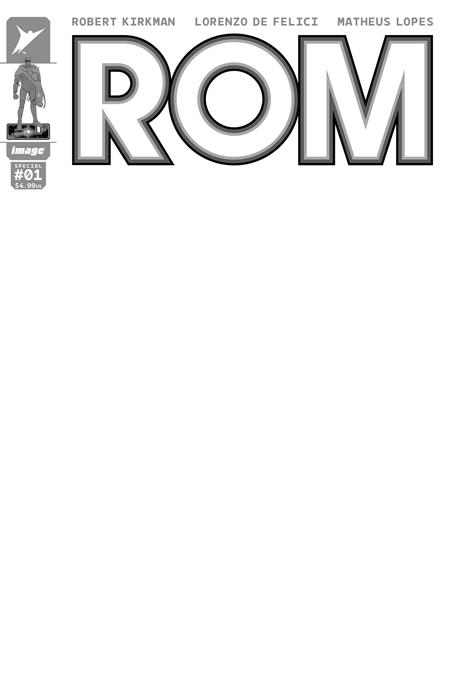ROM SPECIAL #1 (ONE SHOT) CVR E BLANK SKETCH VAR