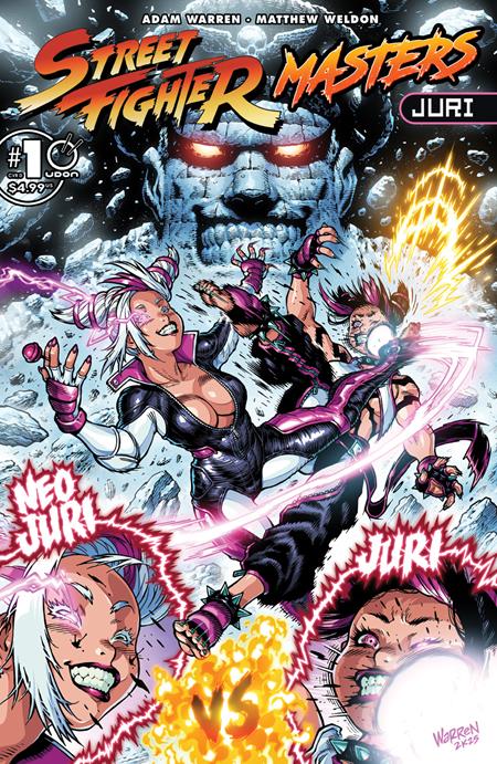 Weekly Pull list - STREET FIGHTER MASTERS JURI #1 (ONE SHOT) CVR D INC 1:5 ADAM WARREN VAR