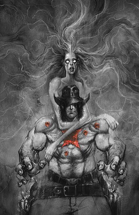 Weekly Pull list - DEAD ACRE #1 2ND PTG CVR D INC 1:3 (30) JONATHAN WAYSHAK B&W FULL ART VAR