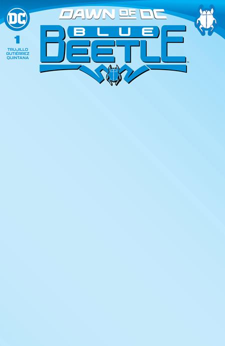 BLUE BEETLE #1 CVR E BLANK CARD STOCK VAR