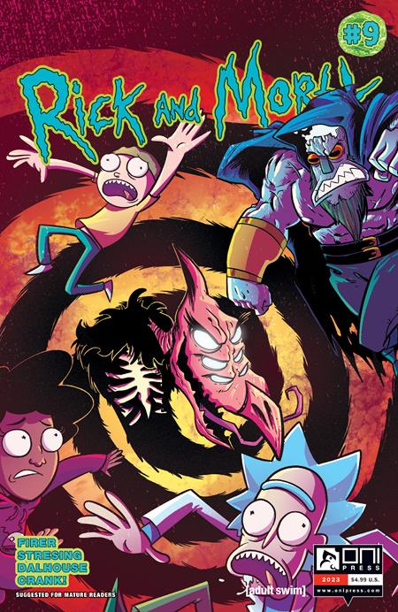 RICK AND MORTY #9 CVR A FRED C STRESING (MR)