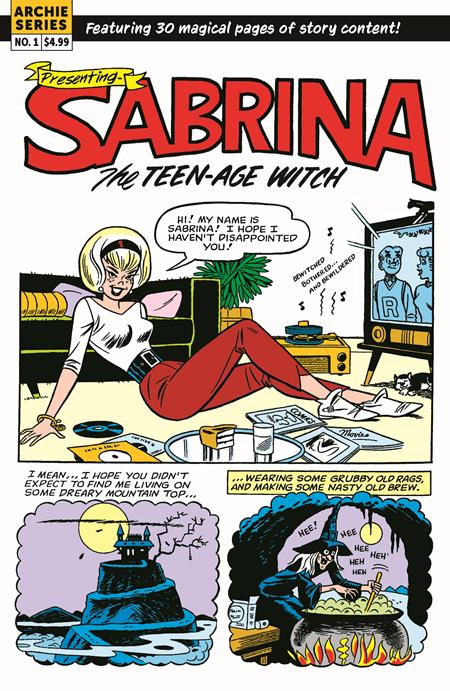 Weekly Pull list - SABRINA THE TEENAGE WITCH MAGIC UNLEASHED (ONE SHOT) CVR B DAN DECARLO RETRO ART VAR