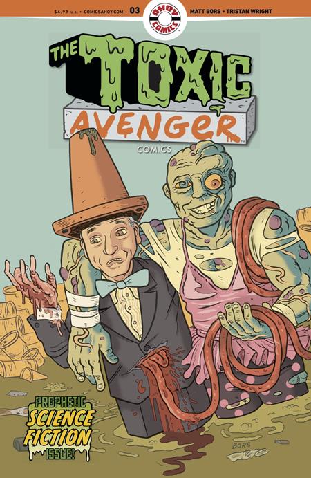 Weekly Pull list - TOXIC AVENGER COMICS #3 CVR B 3 COPY MATT BORS UNLOCK VAR (MR)