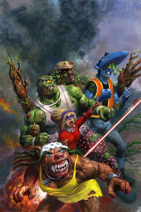 Weekly Pull list - TOXIC AVENGER COMICS #3 CVR C FRED HARPER EXCLUSIVE TRADING CARD BY ROB STEEN VAR (MR)