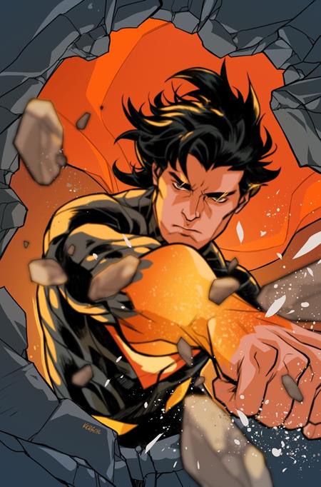 ABSOLUTE SUPERMAN #11 CVR E INC 1:50 KARL KERSCHL CARD STOCK VAR