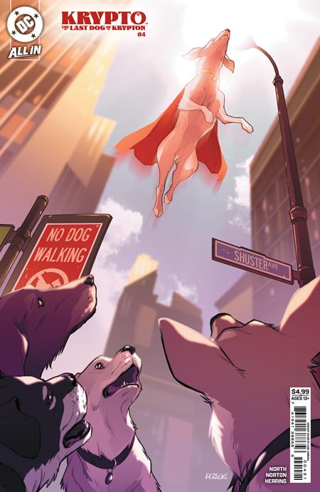 KRYPTO THE LAST DOG OF KRYPTON #4 (OF 5) CVR B KARL KERSCHL CARD STOCK VAR