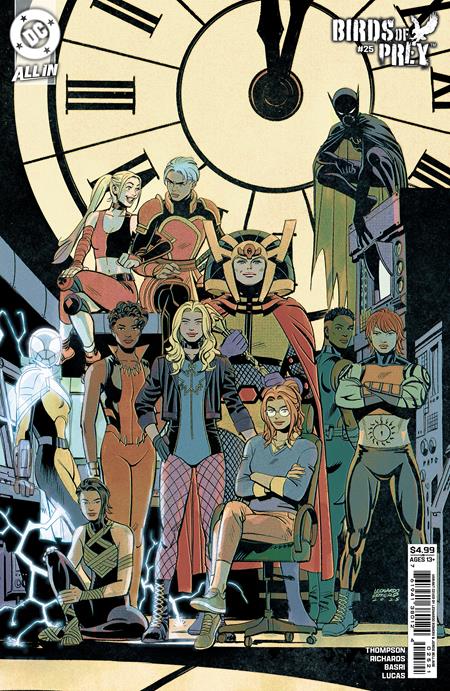 Weekly Pull list - BIRDS OF PREY #25 CVR B LEONARDO ROMERO CARD STOCK VAR