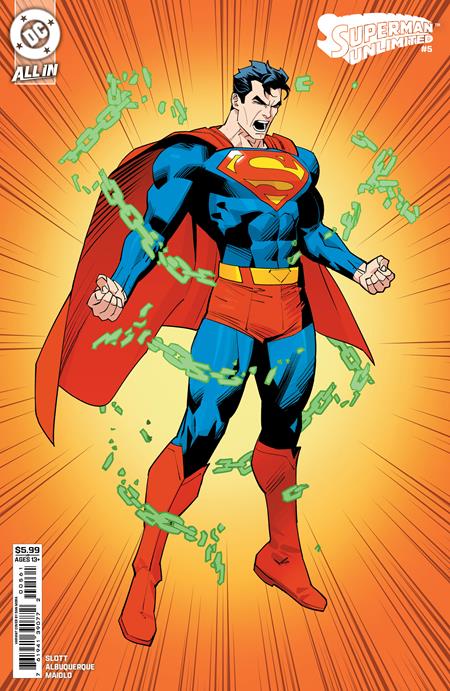 SUPERMAN UNLIMITED #5 CVR F DAN MORA CORNER BOX CARD STOCK VAR