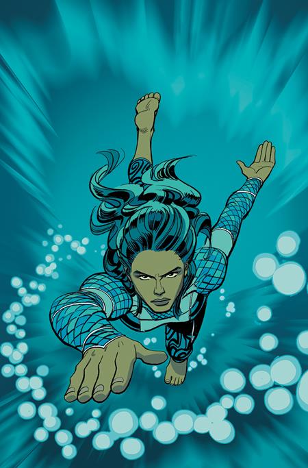 AQUAMAN #9 CVR E LEONARDO ROMERO HISPANIC HERITAGE MONTH AQUAGIRL (LORENA MARQUEZ) CARD STOCK VAR