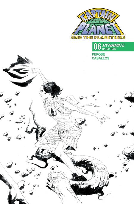 Weekly Pull list - CAPTAIN PLANET #6 CVR G INC 1:10 JAE LEE LINE ART VAR