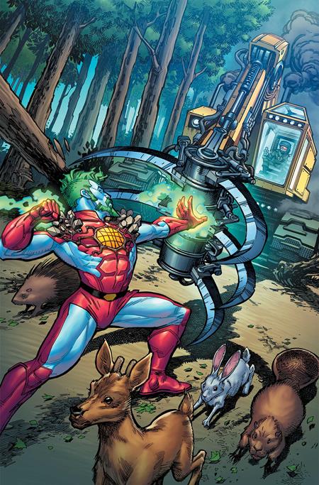 CAPTAIN PLANET #4 CVR E CHAD HARDIN METAL VIRGIN VAR