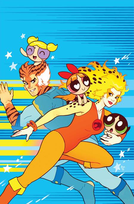 THUNDERCATS POWERPUFF GIRLS #3 CVR F PAULINA GANUCHEAU METAL VIRGIN VAR