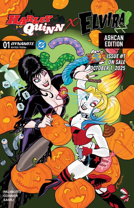 HARLEY QUINN X ELVIRA #1 ASHCAN PROMO (FREE) (NET)