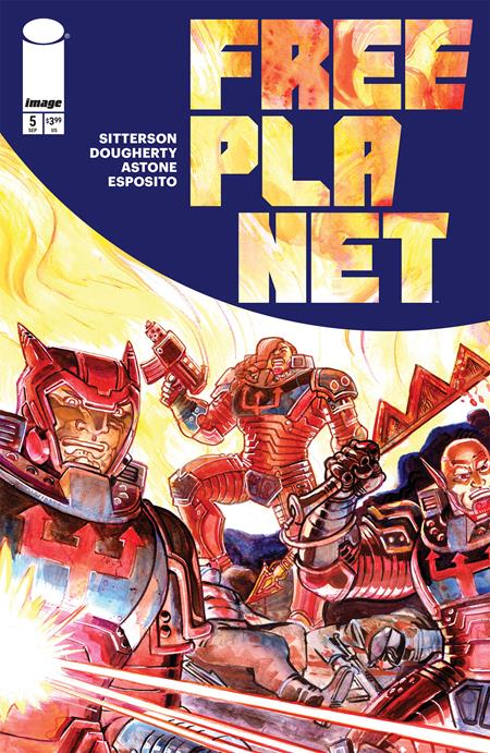 Weekly Pull list - FREE PLANET #5 CVR A JED DOUGHERTY