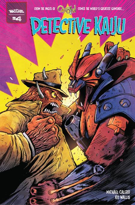 Weekly Pull list - DETECTIVE KAIJU #4 (OF 4) CVR A KIT WALLIS