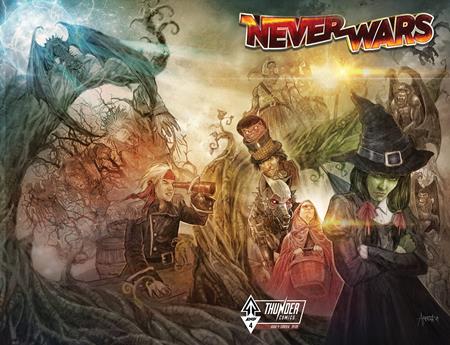 Weekly Pull list - NEVERWARS #4 (OF 8) CVR A ERWIN J ARROZA WRAPAROUND