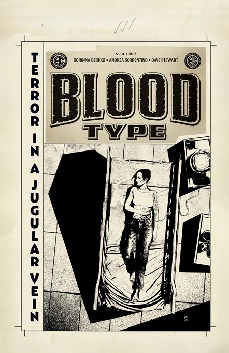 Weekly Pull list - EC BLOOD TYPE #4 (OF 4) CVR D INC 1:20 ANDREA SORRENTINO B&W ARTIST EDITION VAR