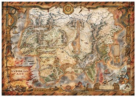 CONAN HYBORIAN AGE MAP POSTER Previously Offered Thru Diamond