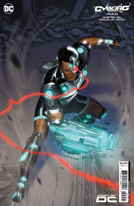 CYBORG #4 (OF 6) CVR B TAURIN CLARKE CARD STOCK VAR