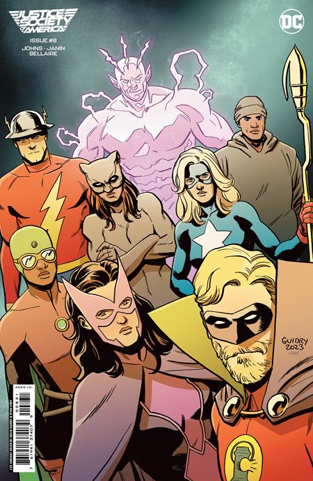 JUSTICE SOCIETY OF AMERICA #8 (OF 12) CVR C INC 1:25 GAVIN GUIDRY CARD STOCK VAR