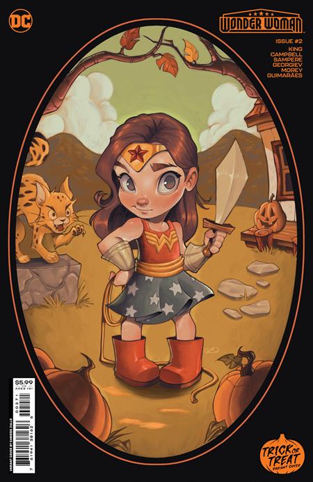 WONDER WOMAN #2 CVR G CHRISSIE ZULLO TRICK OR TREAT CARD STOCK VAR