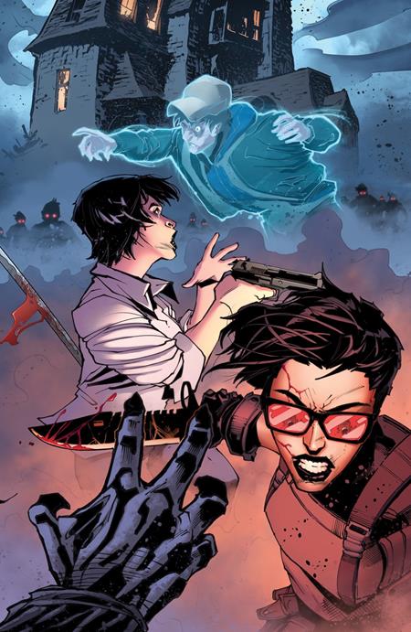 HAUNT YOU TO THE END #5 (OF 5) CVR C GIUSEPPE CAFARO TWD 20TH ANNV TEAM UP VAR