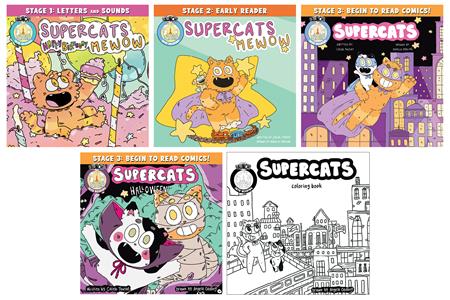 SUPERCATS BOXED SET OF 5