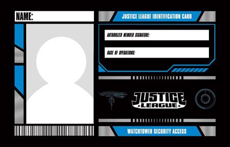 BLANK JUSTICE LEAGUE MEMBERSHIP CARD BUNDLES OF 25 (PAID) (NET)