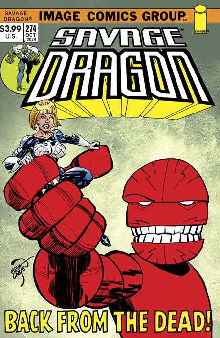 SAVAGE DRAGON #274 CVR B ERIK LARSEN 70S TRADE DRESS VAR (MR)