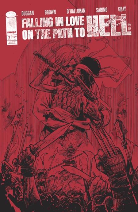 FALLING IN LOVE ON THE PATH TO HELL #3 Second Printing (MR)