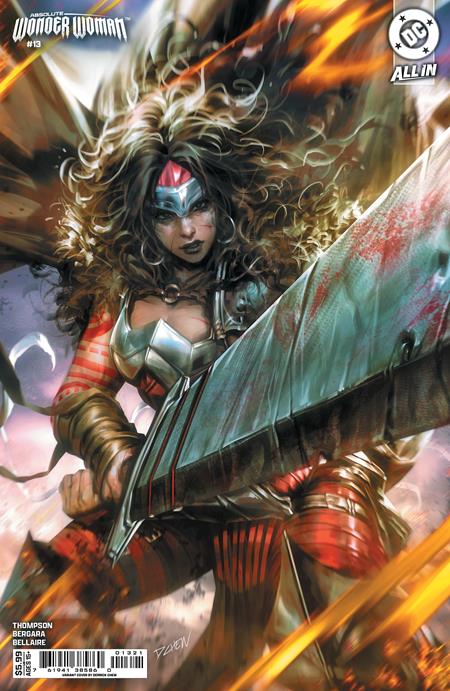 Weekly Pull list - ABSOLUTE WONDER WOMAN #13 CVR B DERRICK CHEW CARD STOCK VAR