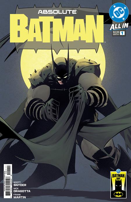 Weekly Pull list - BATMAN DAY 2025 - BUNDLES OF 25 - ABSOLUTE BATMAN #1 CVR A NICK DRAGOTTA (NET)