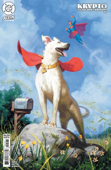 Weekly Pull list - KRYPTO THE LAST DOG OF KRYPTON #5 (OF 5) CVR B DAVID TALASKI CARD STOCK VAR
