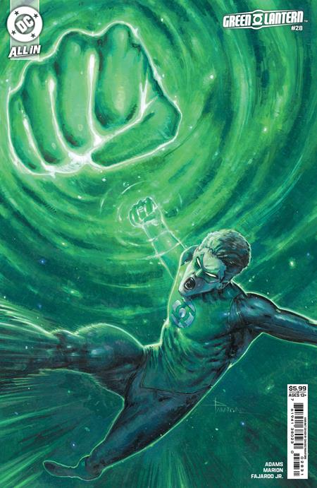 Weekly Pull list - GREEN LANTERN #28 CVR C DAVIDE PARATORE CARD STOCK VAR