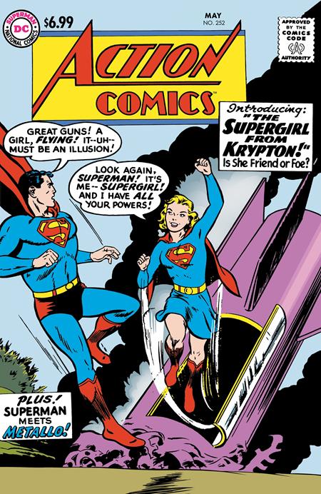 Weekly Pull list - ACTION COMICS #252 FACSIMILE EDITION CVR B CURT SWAN FOIL VAR