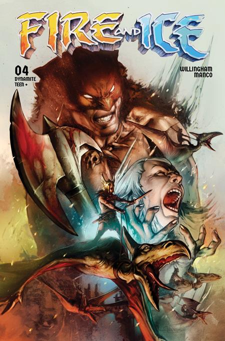 Weekly Pull list - FIRE AND ICE #4 CVR B LEONARDO MANCO VAR