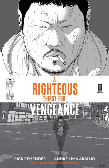 Weekly Pull list - RIGHTEOUS THIRST FOR VENGEANCE GIANT SIZED ARTISTS PROOF EDITION #1 (MR)