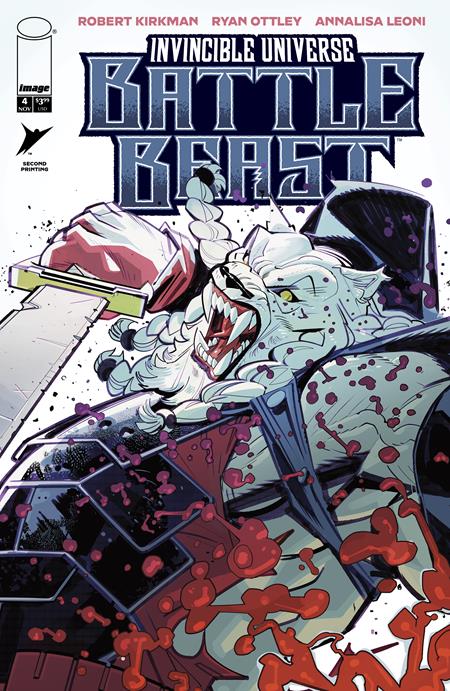 Weekly Pull list - INVINCIBLE UNIVERSE BATTLE BEAST #4 2ND PTG CVR B JASON HOWARD SWORD VAR