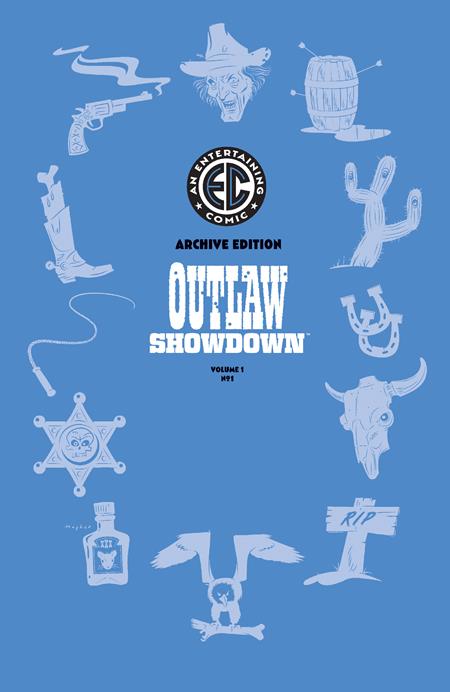 Weekly Pull list - EC OUTLAW SHOWDOWN #1 CVR F INC 1:50 RIAN HUGHES EC ARCHIVE EDITION VAR